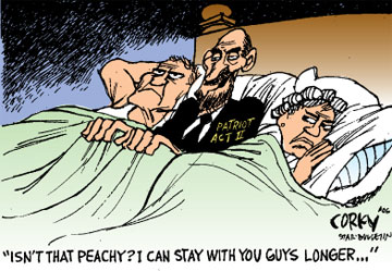 Corky's Editorial cartoon