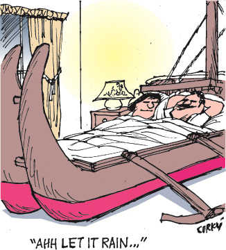 Corky's Hawaii cartoon
