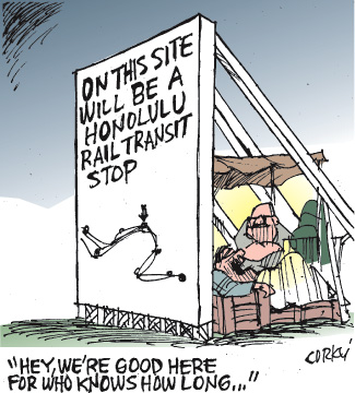 Corky's Hawaii cartoon