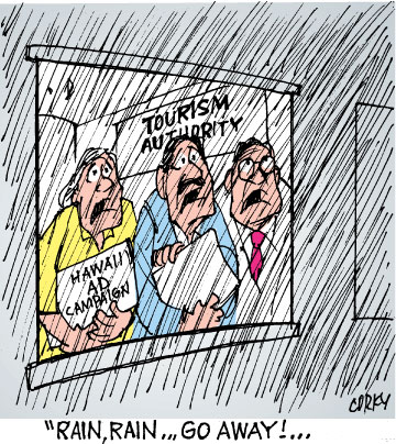 Corky's Hawaii cartoon