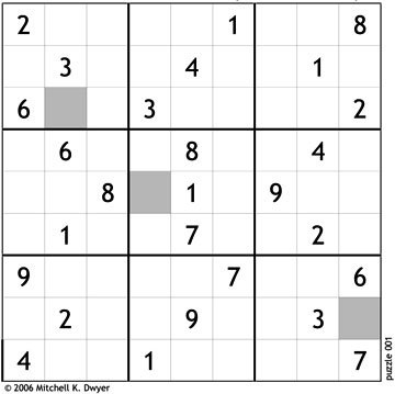 Scrivener's Sudoku