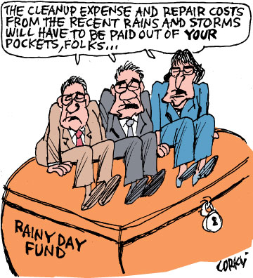 Corky's Hawaii cartoon