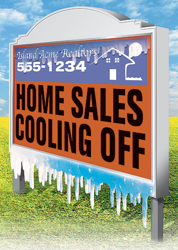 Home sales cooling off