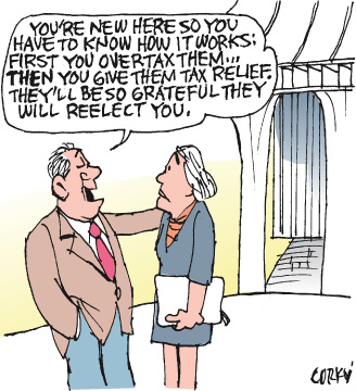 Corky's Hawaii cartoon