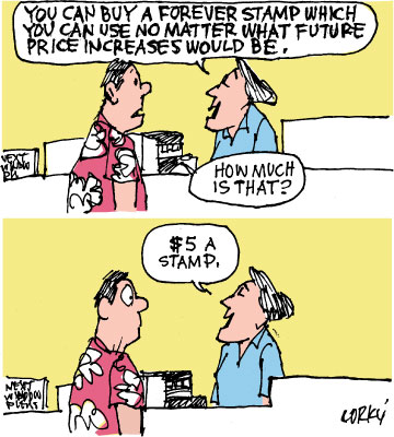 Corky's Hawaii cartoon