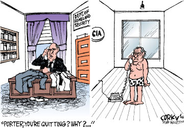 Corky's Editorial cartoon