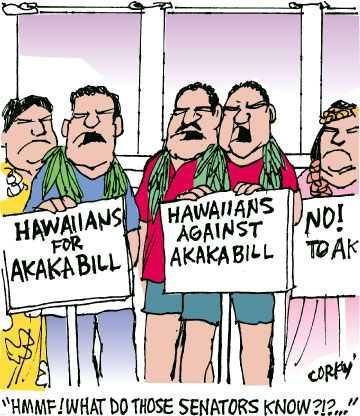 Corky's Hawaii cartoon