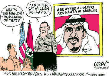 Corky's Editorial cartoon