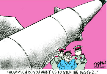 Corky's Editorial cartoon