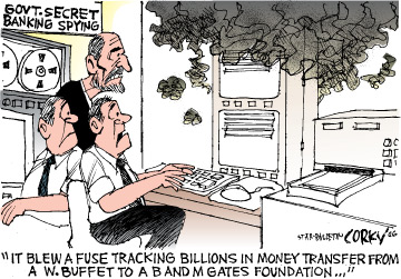 Corky's Editorial cartoon