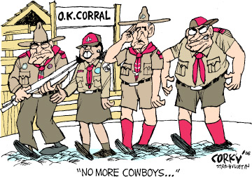 Corky's Editorial cartoon