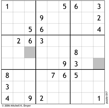 Scrivener's Sudoku