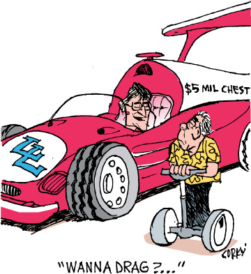 Corky's Hawaii cartoon