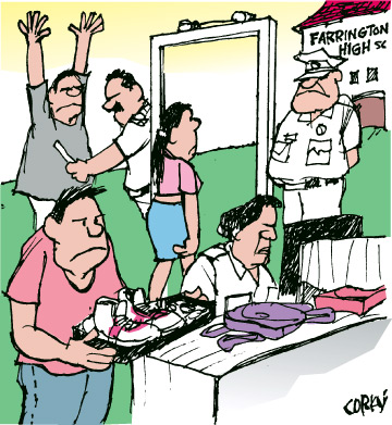 Corky's Hawaii cartoon