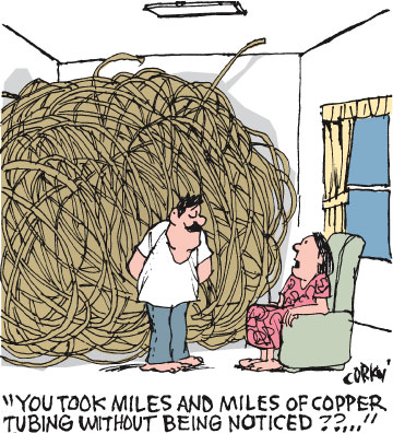 Corky's Hawaii cartoon