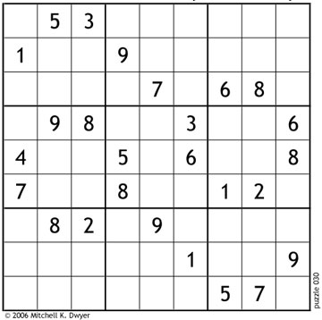 Scrivener's Sudoku