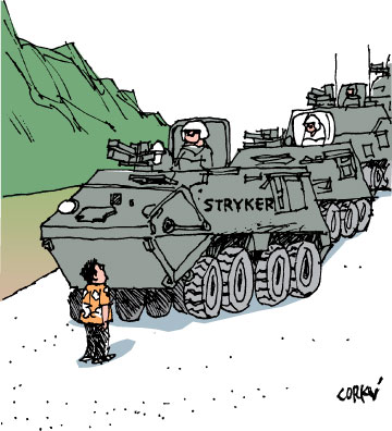 Corky's Hawaii cartoon