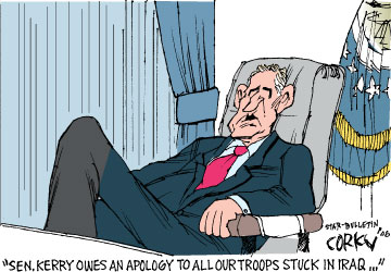 Corky's Editorial cartoon