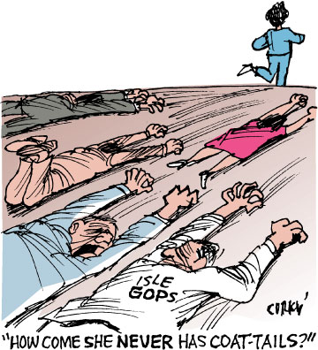 Corky's Hawaii cartoon