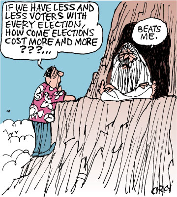 Corky's Hawaii cartoon