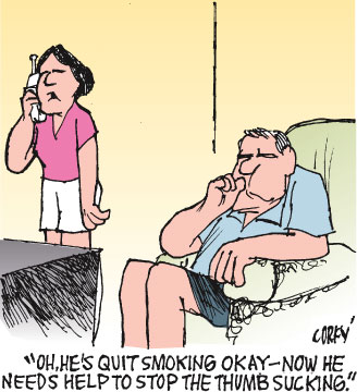 Corky's Hawaii cartoon