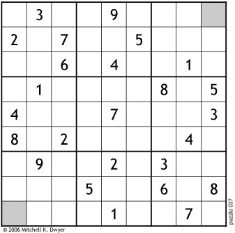 Scrivener's Sudoku