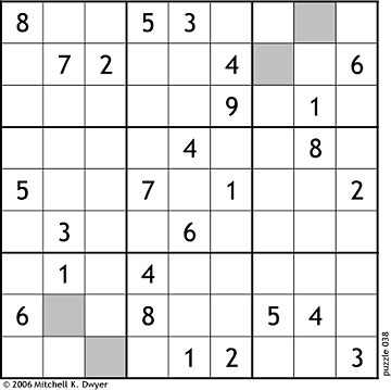 Scrivener's Sudoku