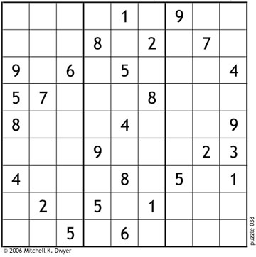 Scrivener's Sudoku