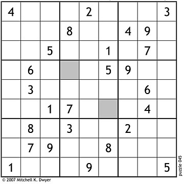 Scrivener's Sudoku