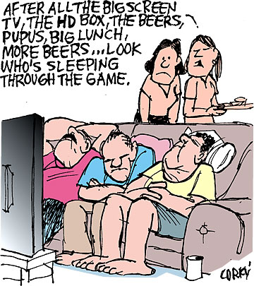Corky's Hawaii cartoon
