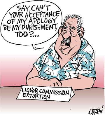 Corky's Hawaii cartoon