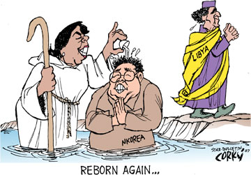 Corky's Editorial cartoon