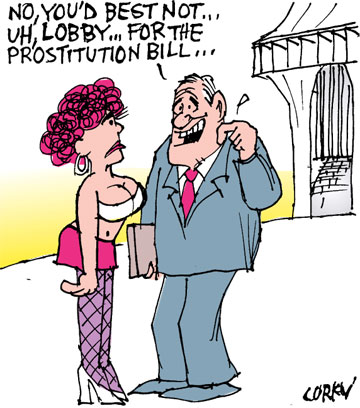 Corky's Hawaii cartoon