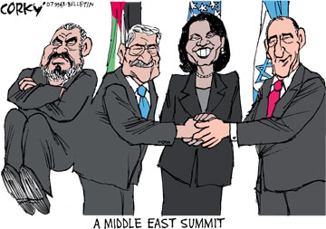 Corky's Editorial cartoon