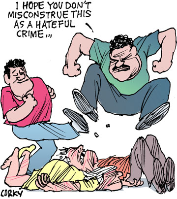 Corky's Hawaii cartoon