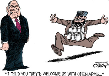 Corky's Editorial cartoon
