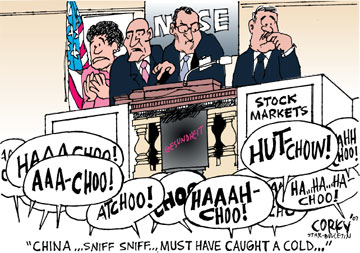 Corky's Editorial cartoon