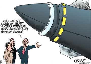 Corky's Editorial cartoon