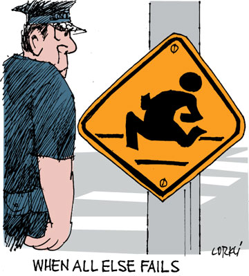 Corky's Hawaii cartoon