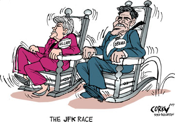 Corky's Editorial cartoon