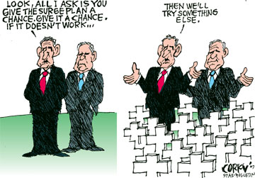 Corky's Editorial cartoon