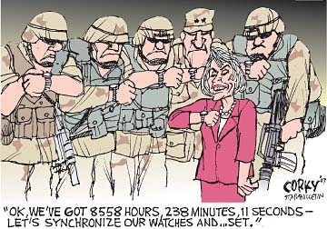 Corky's Editorial cartoon