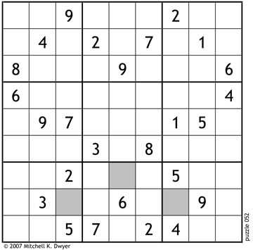 Scrivener's Sudoku