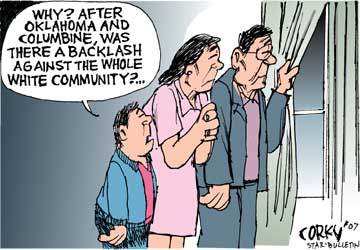 Corky's Editorial cartoon