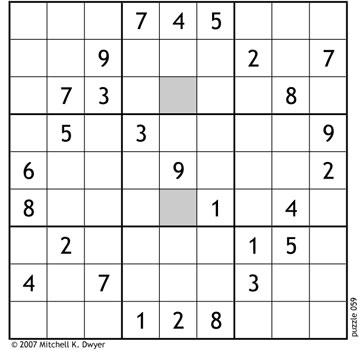 Scrivener's Sudoku