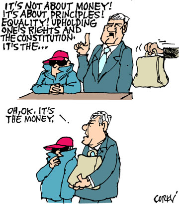 Corky's Hawaii cartoon