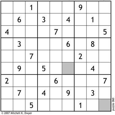 Scrivener's Sudoku
