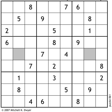 Scrivener's Sudoku