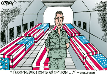 Corky's Editorial cartoon