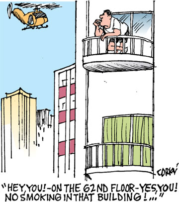 Corky's Hawaii cartoon